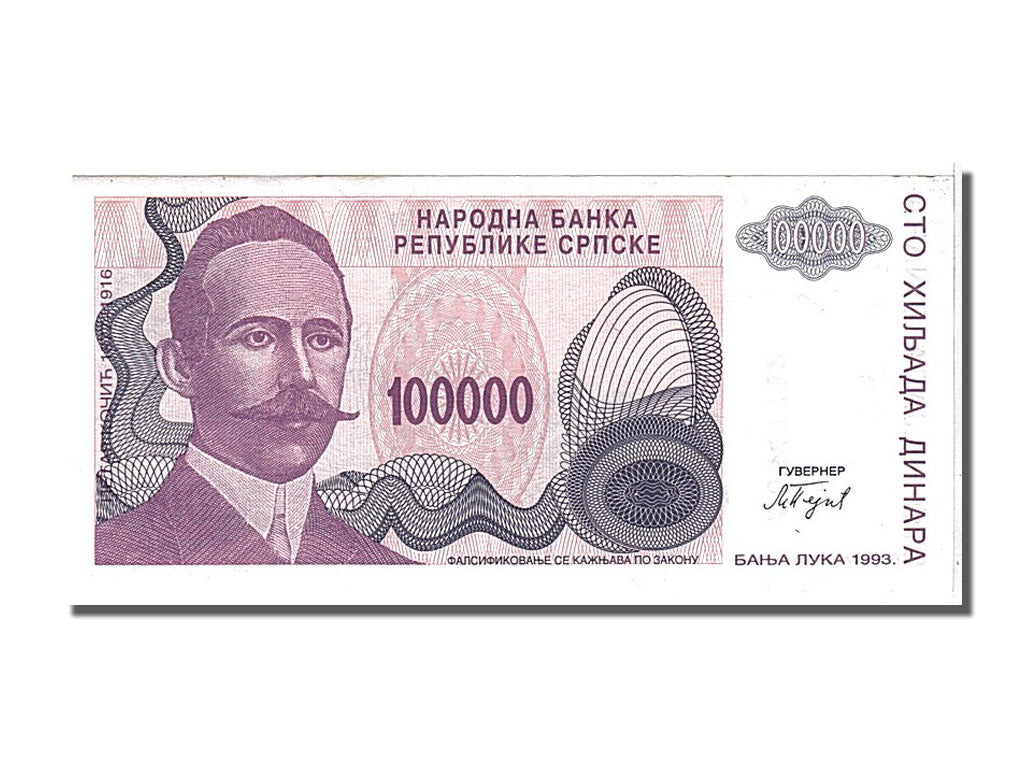 bankovka,
Bosna a Hercegovina,
100