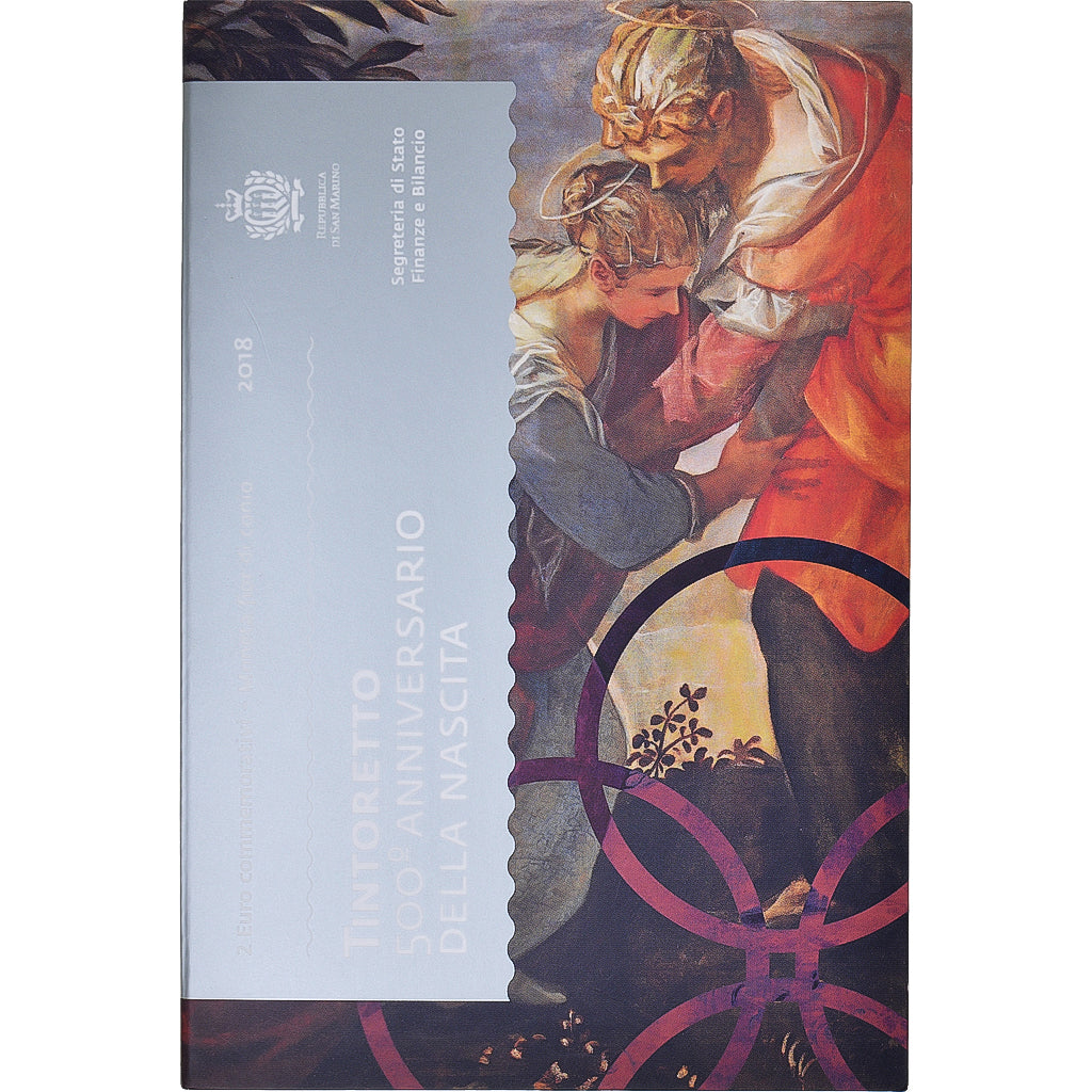 San Marino,
2 eurá,
Tintoretto