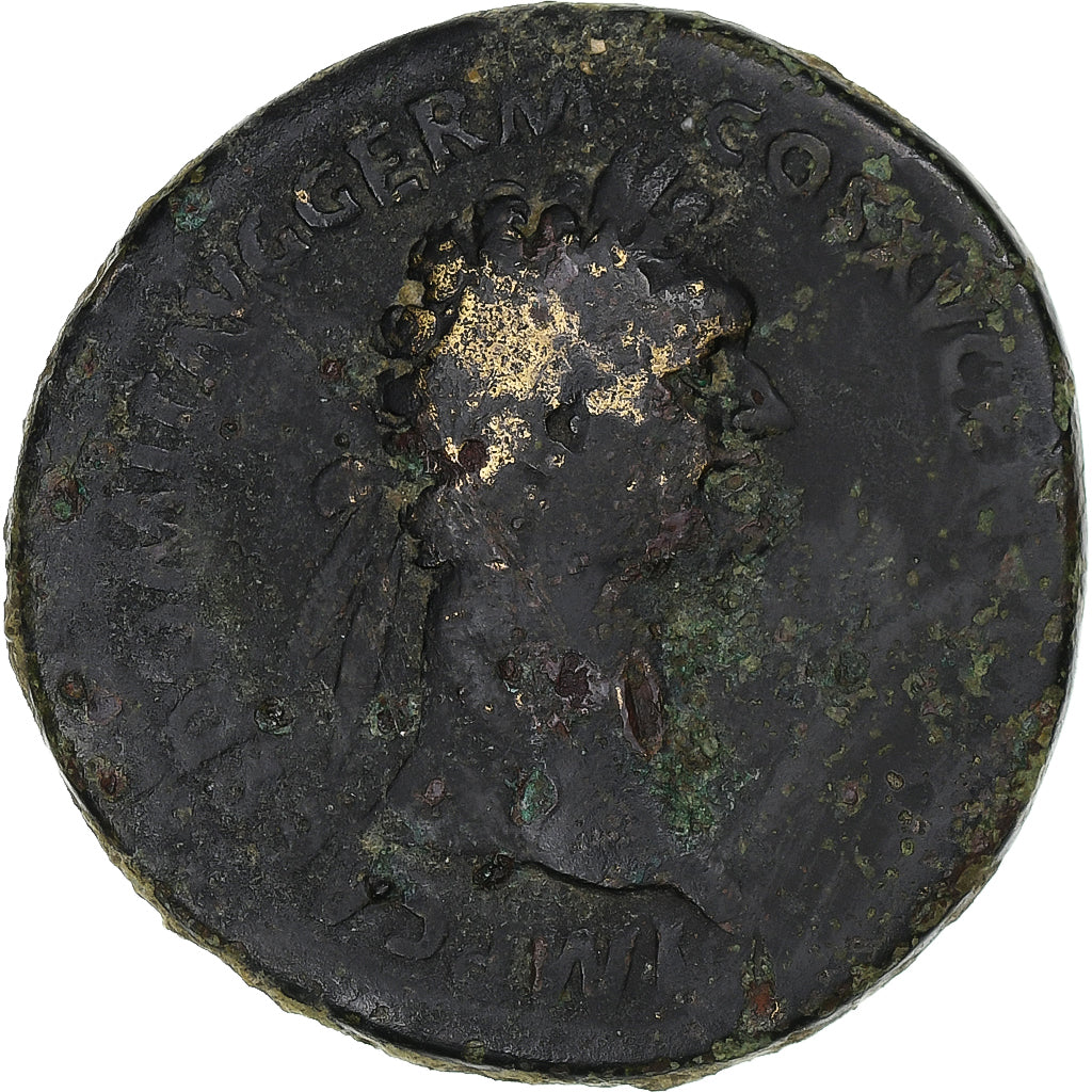 Domitian,
sestertius,
90-91
