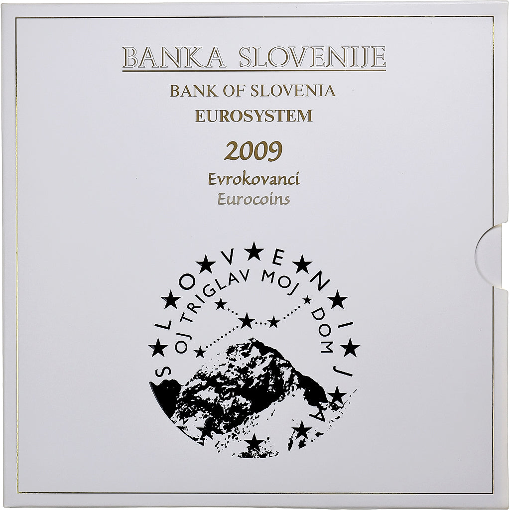 Slovinsko,
1 cent za 2 eurá + 3 eurá,
BU