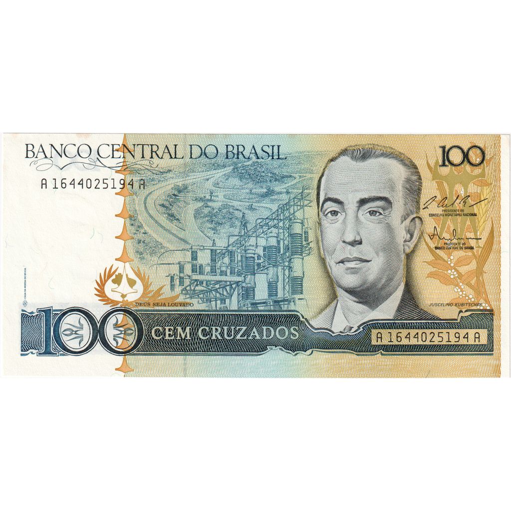 Brazília,
100 križiakov,
UNC(65-70)