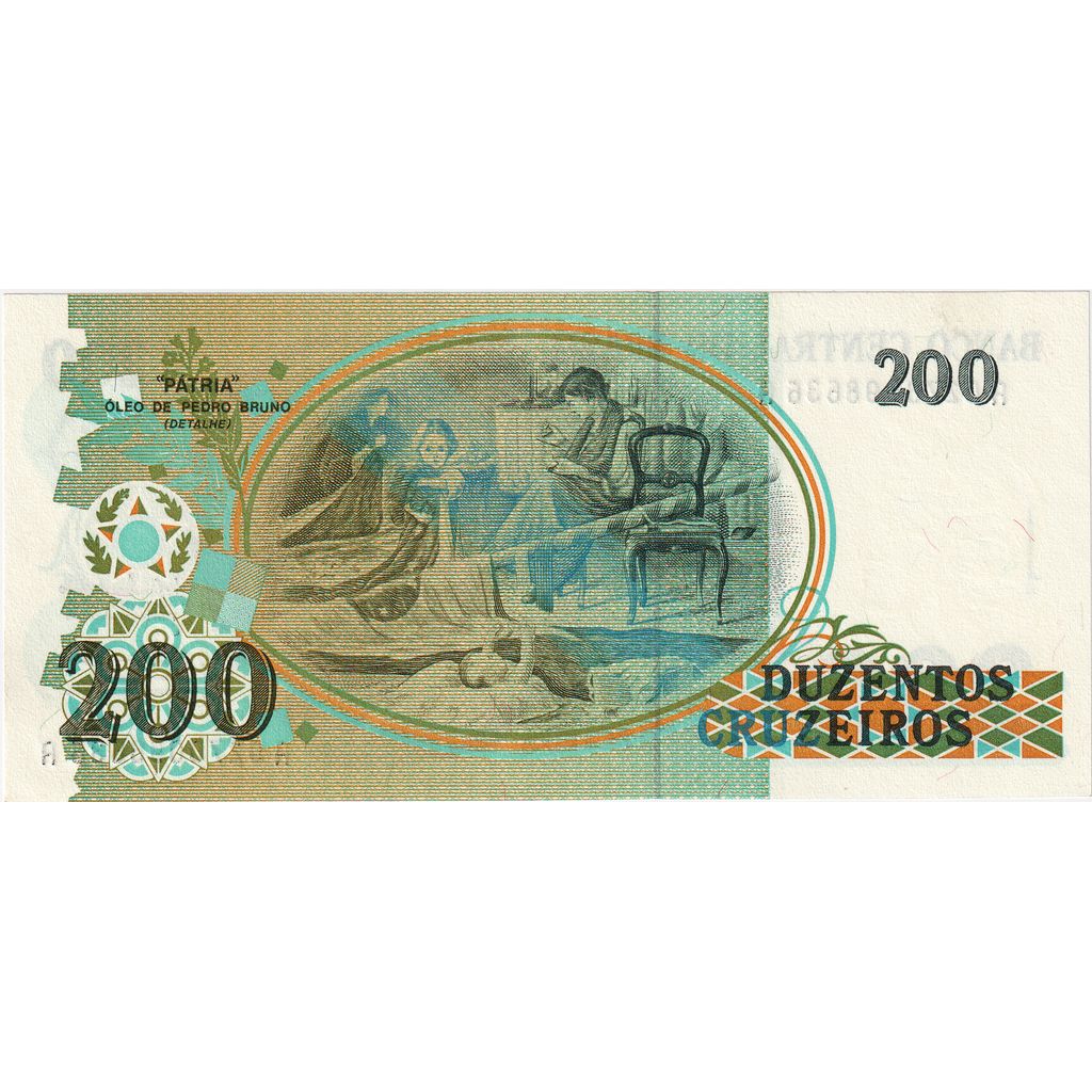 Brazília,
200 krížnikov,
UNC(65-70)