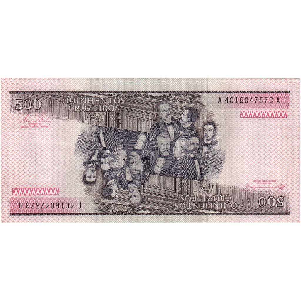 Brazília,
500 Cruzeiros,
KLM: 200 b