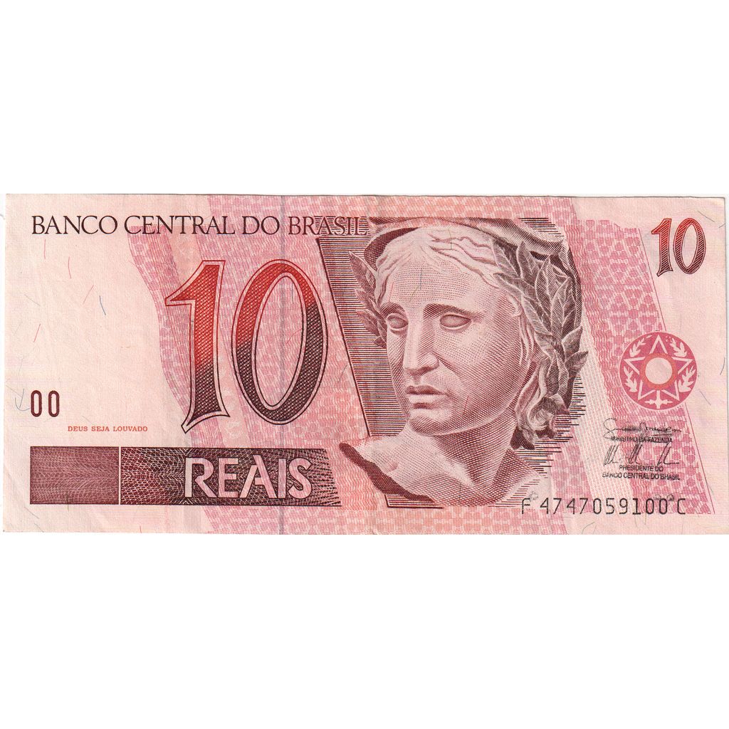 Brazília,
10 realov,
UA(55-58)