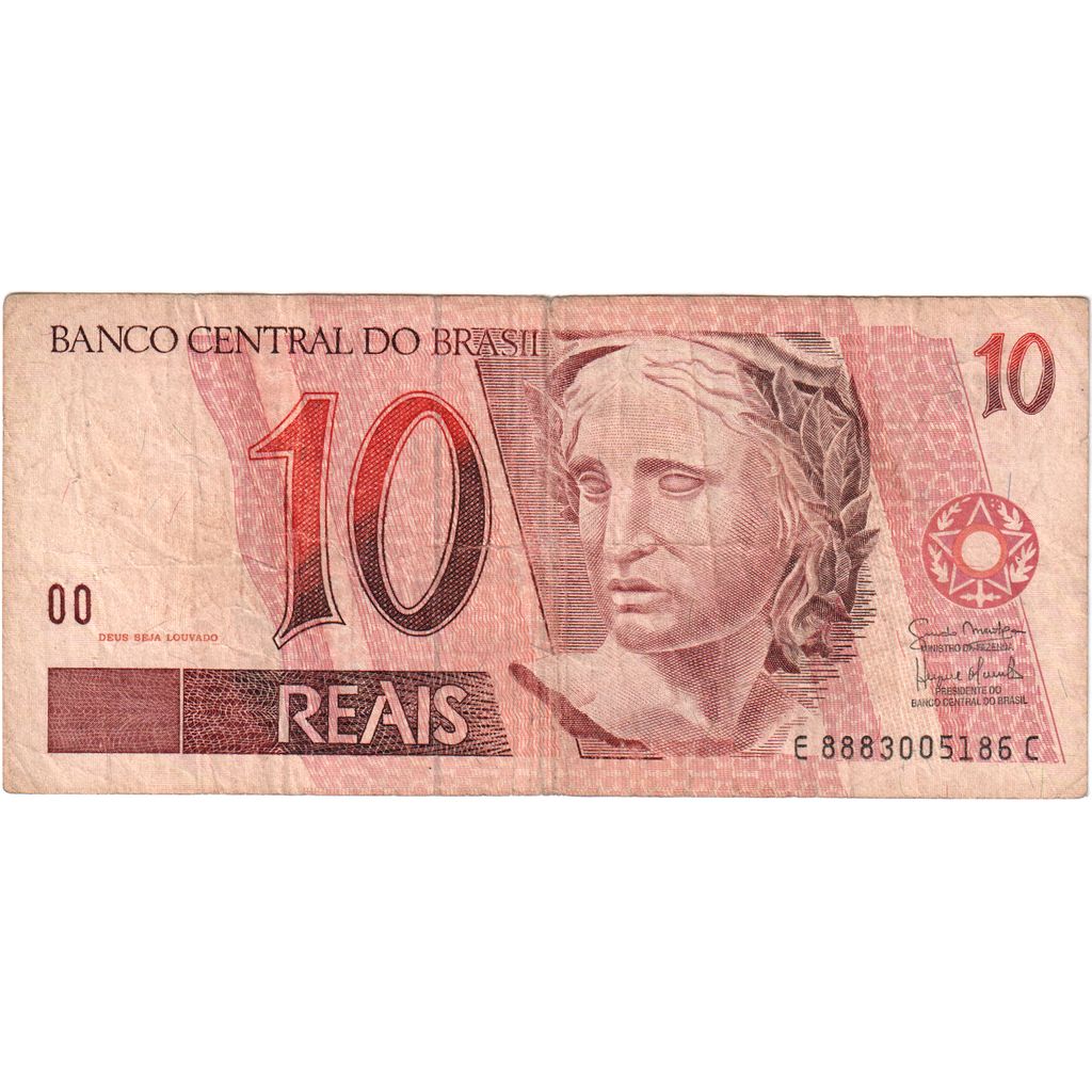 Brazília,
10 realov,
VF (20-25)