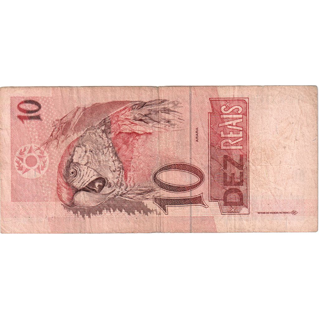 Brazília,
10 realov,
VF (20-25)