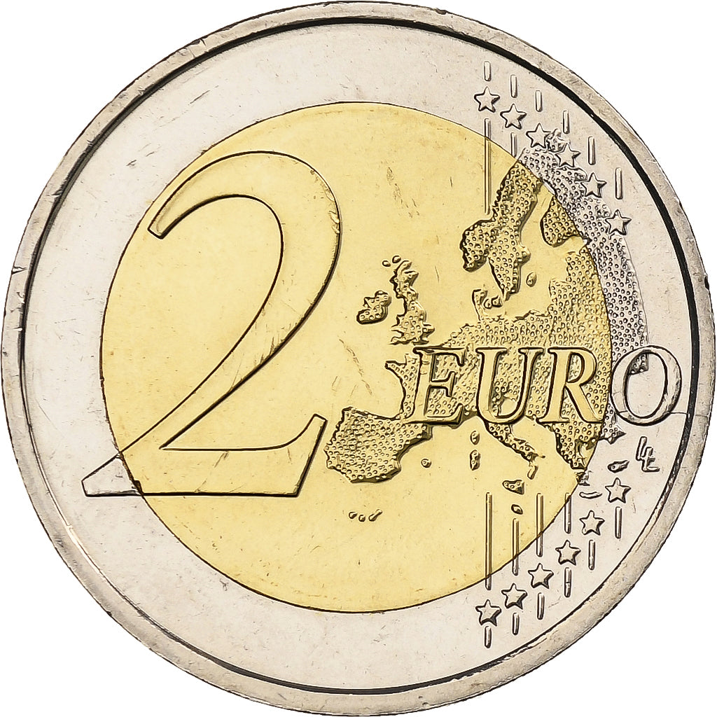 slovenský,
2 eurá,
30 rokov pred Drapeau de l'UE