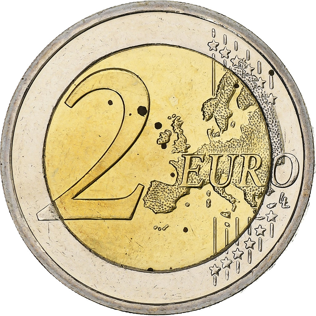 slovenský,
2 eurá,
Hospodárska a menová únia