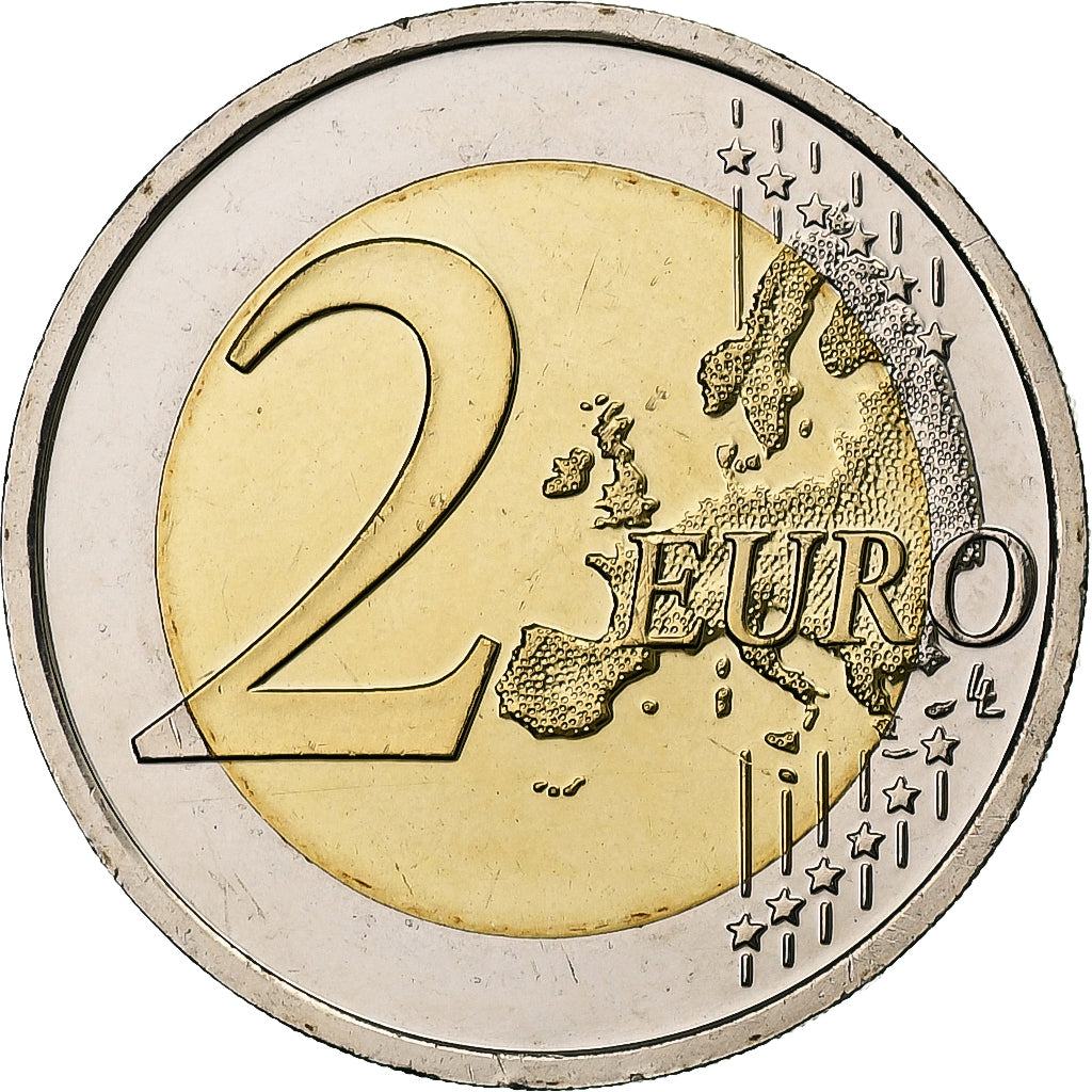 slovenský,
2 eurá,
10. Jahrestag – Beitritt zur Europäischen Union