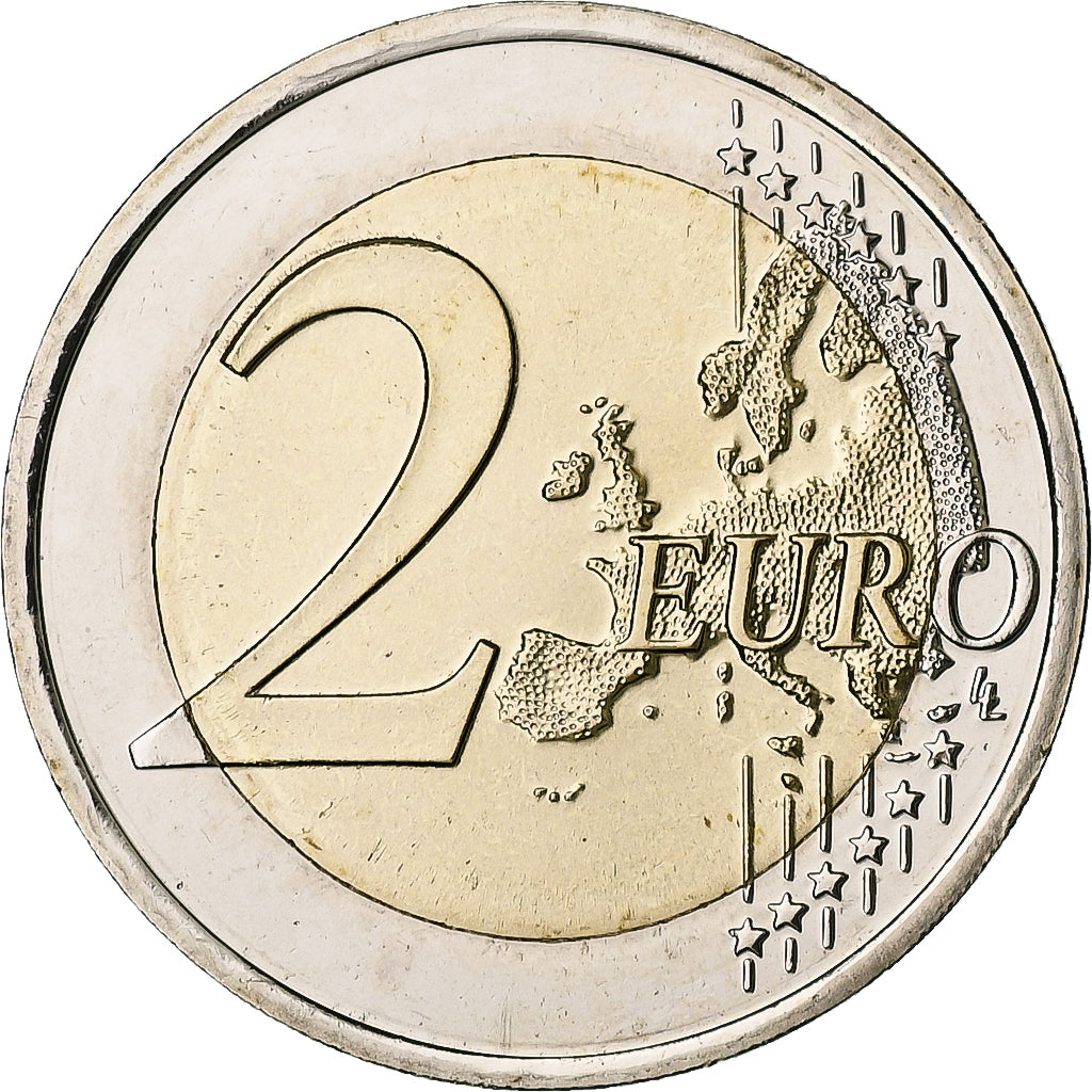 Slovinsko,
2 eurá,
10. Jahrestag des Euro