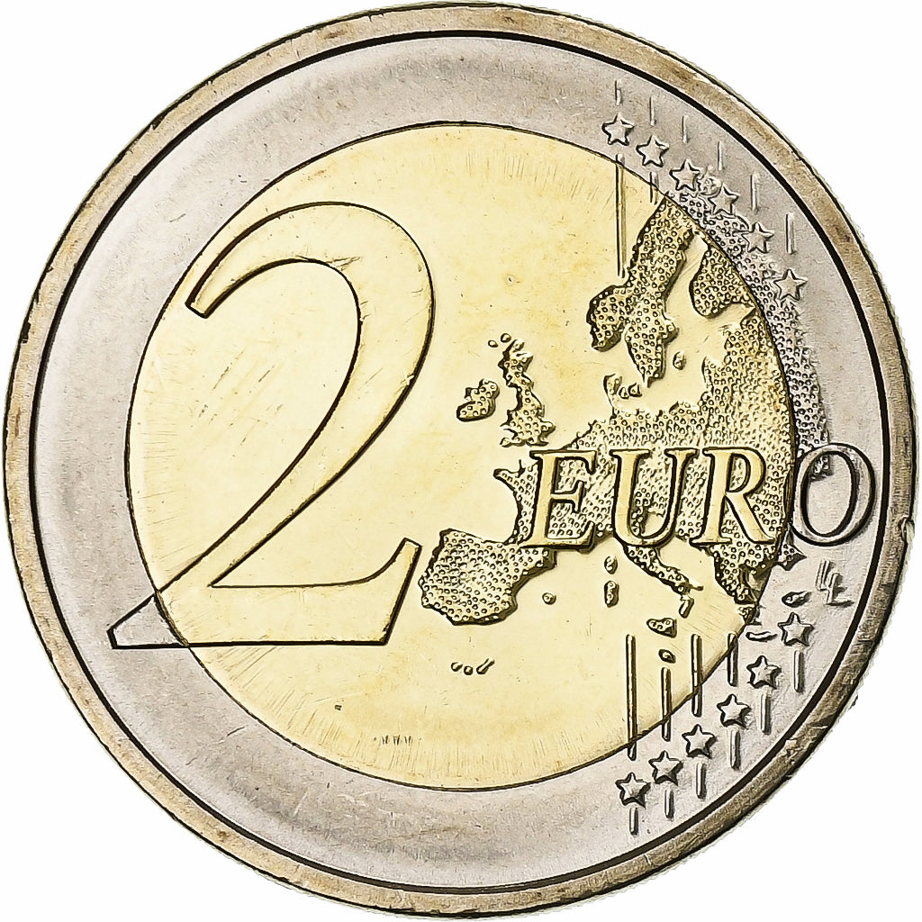 Slovinsko,
2 eurá,
10 Jahre Euro-Bageld