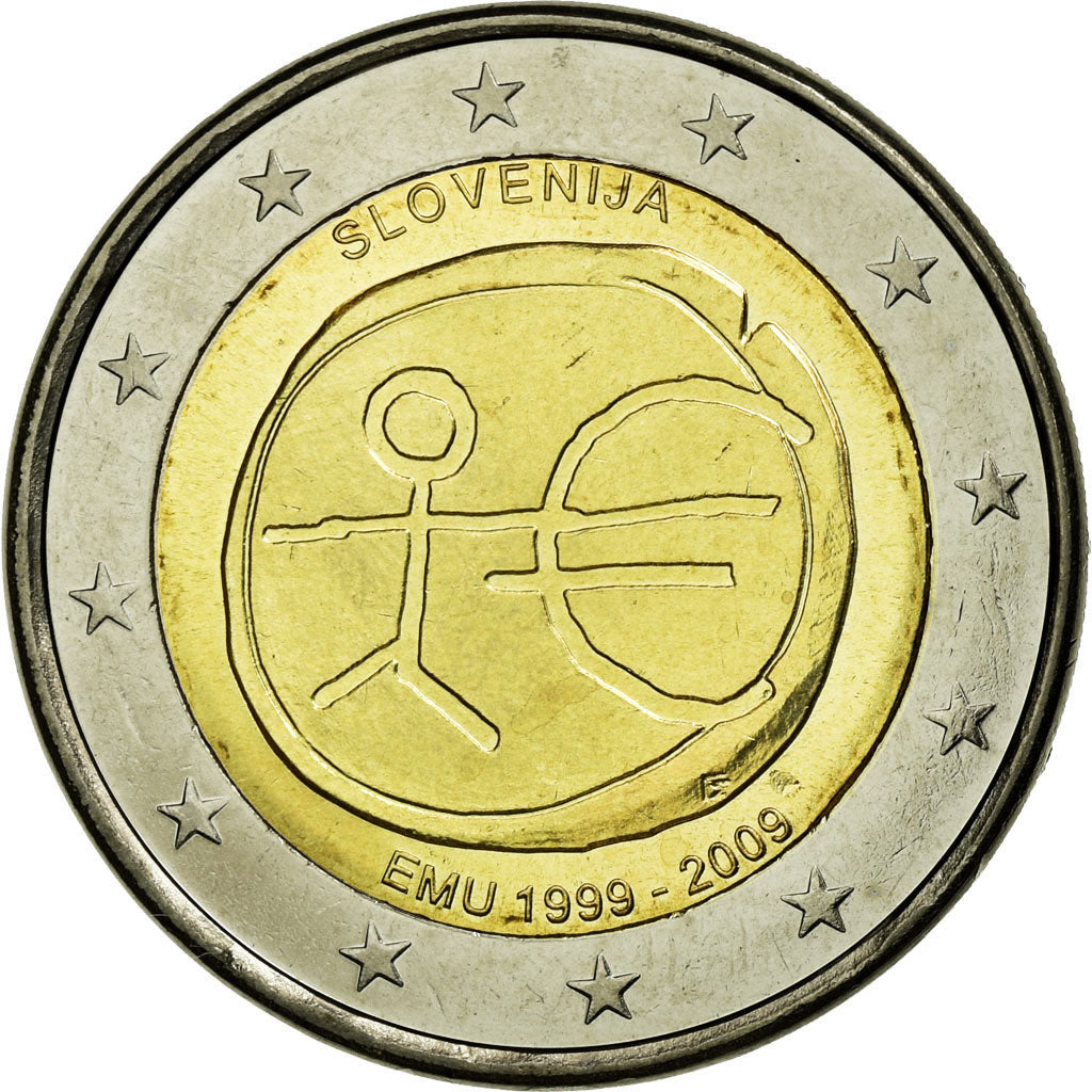 Slovinsko,
2 eurá,
Európska menová únia