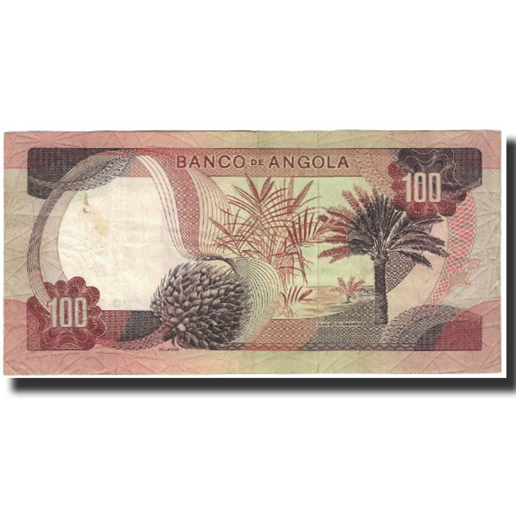 bankovka,
Angola,
100 escudo