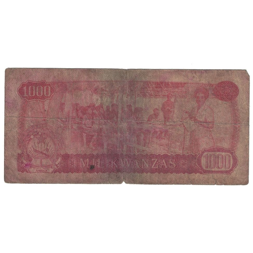 bankovka,
Angola,
1000 kwanz