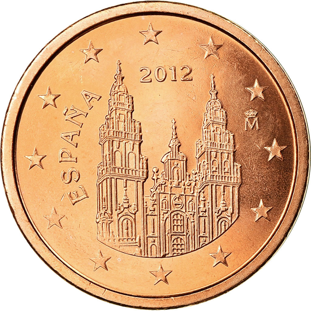 španielčina,
2 euro centy,
2012