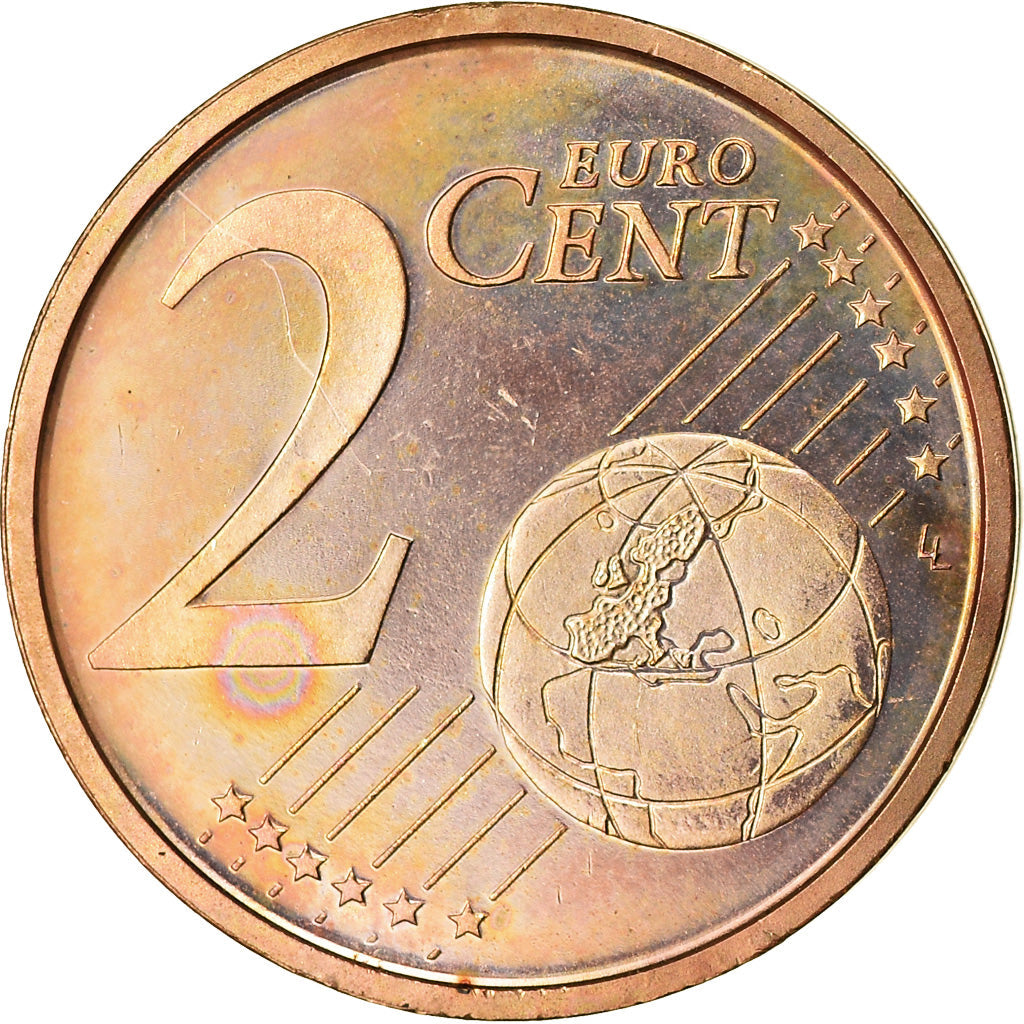 španielčina,
2 euro centy,
2003
