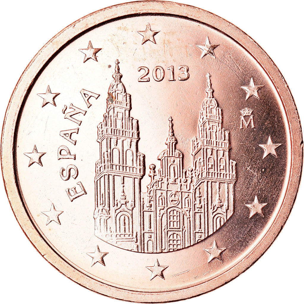 španielčina,
2 euro centy,
2013