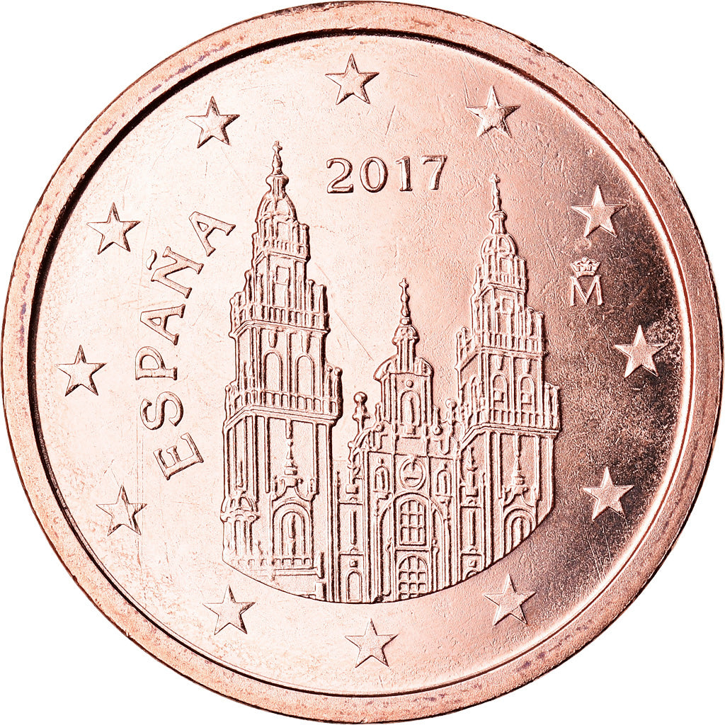 španielčina,
2 euro centy,
2017