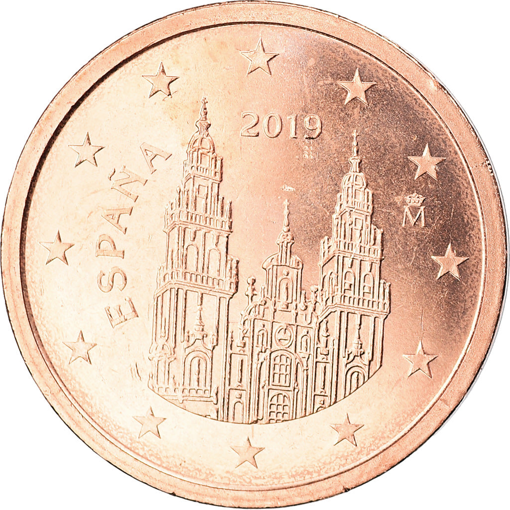 španielčina,
2 euro centy,
2019