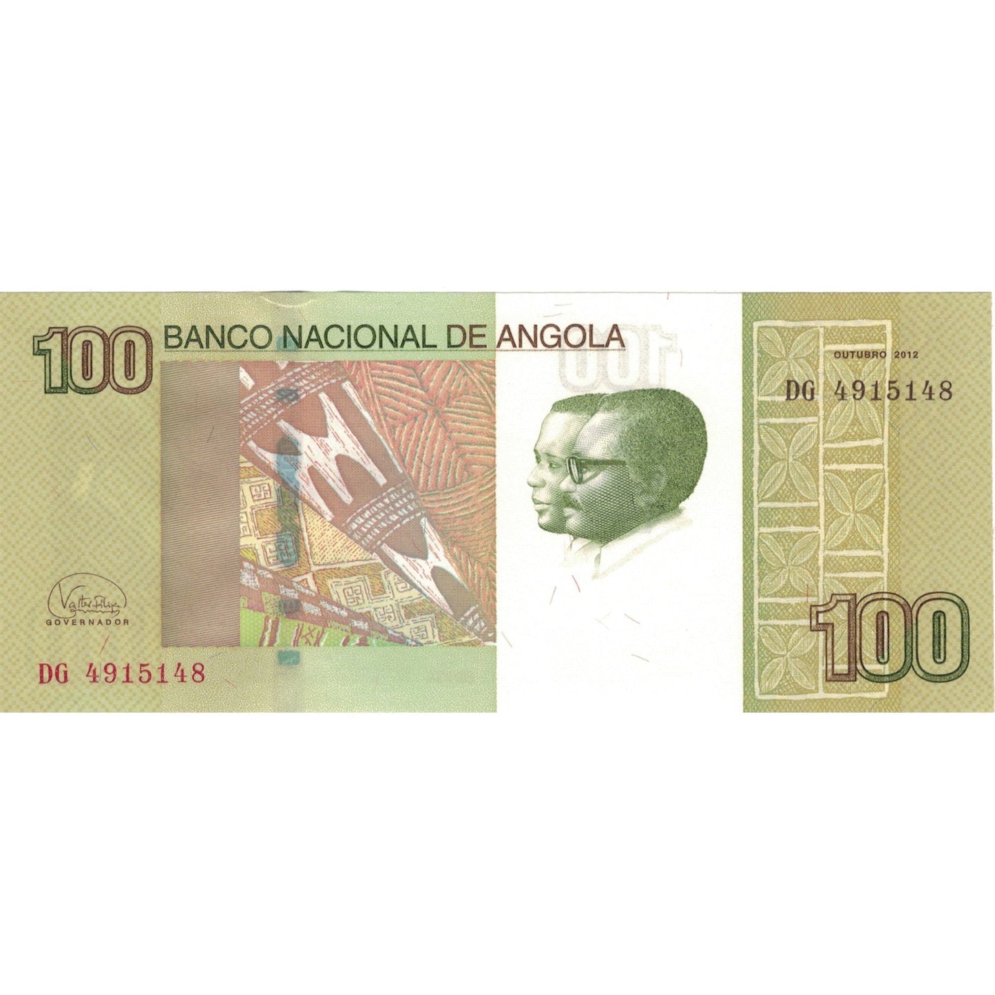 bankovka,
Angola,
100 kwanz