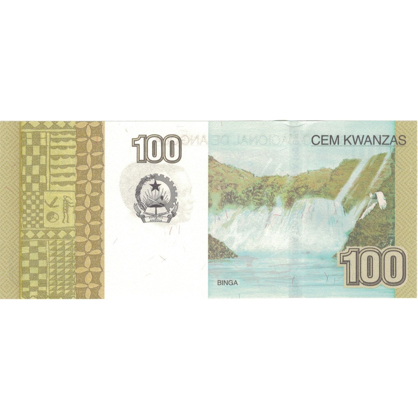 bankovka,
Angola,
100 kwanz