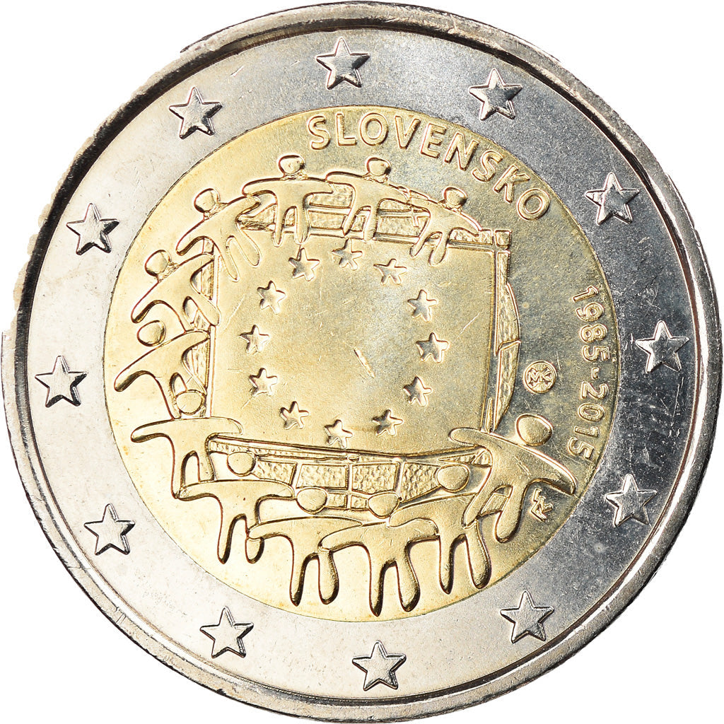 slovenský,
2 eurá,
Europäischer Vorhang