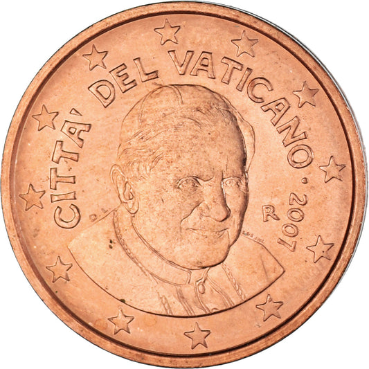 VATIKÁNSKY STÁNOK, 
  
  2 euro centy, 
  
  2007