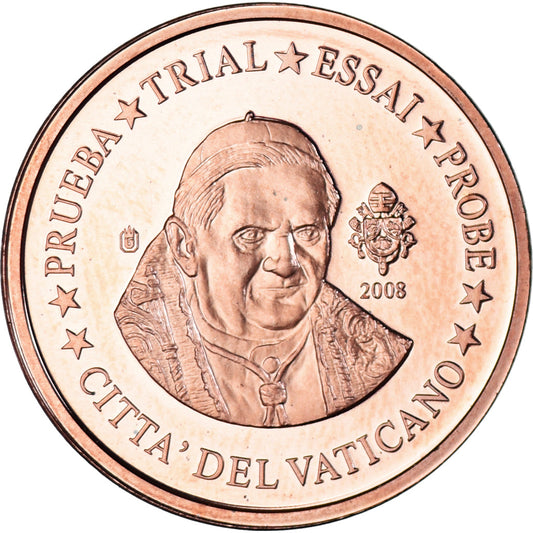 Vatikán,
 
 2 euro centy,
 
 2008