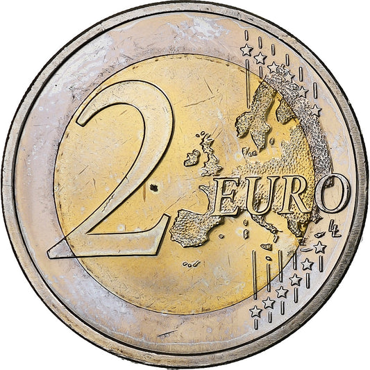 Slovinsko,
 
 2 eurá,
 
 Primoz Trubar