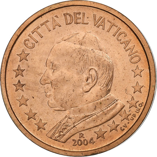 Vatikán,
 
 2 euro centy,
 
 Jána Pavla II