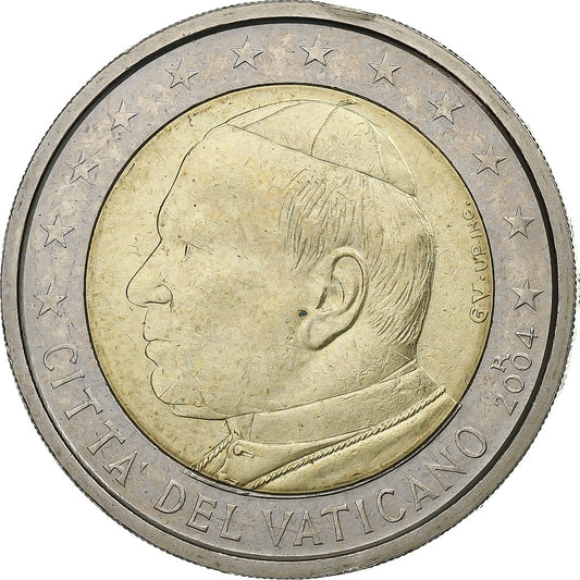 VATIKÁNSKY STÁNOK,
 
 Jána Pavla II.,
 
 2 eurá