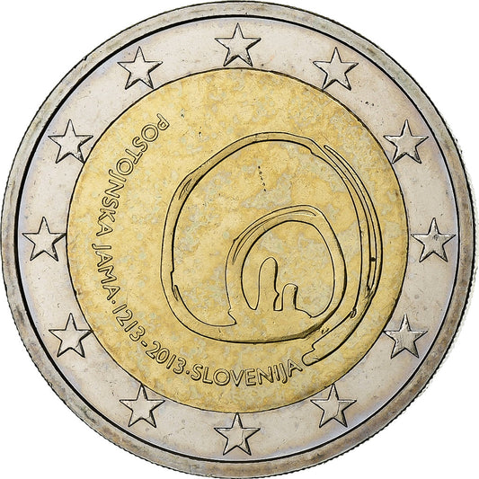 Slovinsko,
 
 2 eurá,
 
 2013