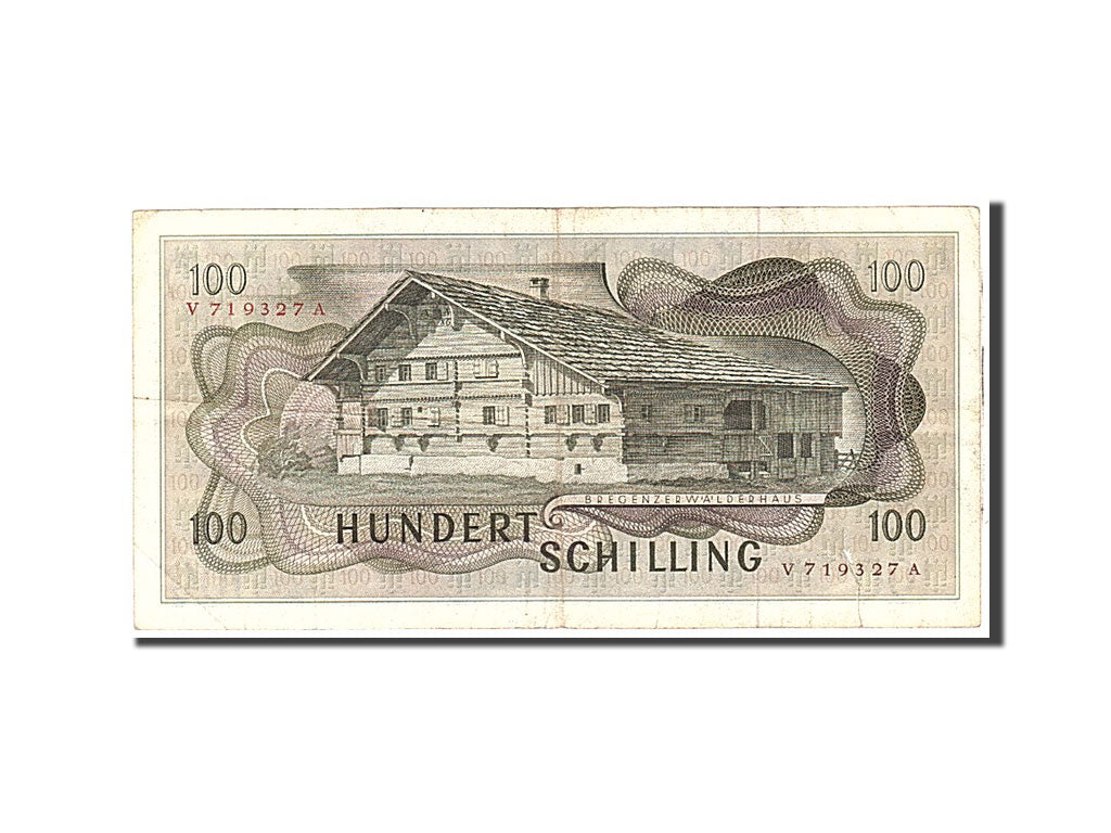 bankovka,
 
 Rakúsko,
 
 100 šilingov