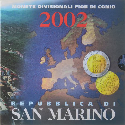 San Marino, 
  
  Setze 1 ct. - 2 eurá, 
  
  Séria Divisionnelle