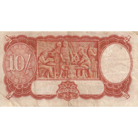 bankovka,
 
 Austrália,
 
 10 šilingov