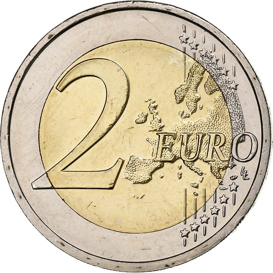 slovenský,
 
 2 eurá,
 
 Vlajka Európskej únie