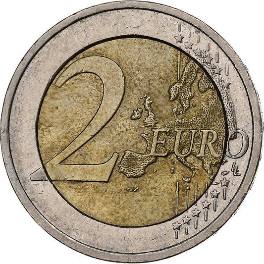 slovenský, 
  
  2 eurá, 
  
  Doppeltes Kreuz