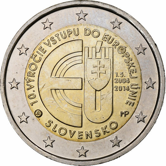 slovenský,
 
 2 eurá,
 
 Európskej únie