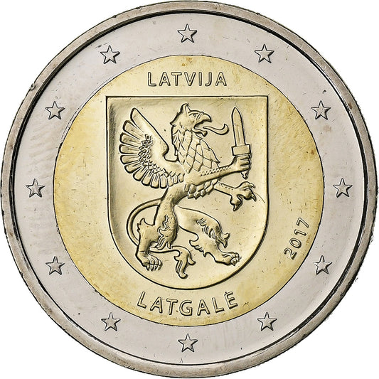 Litva,
 
 2 eurá,
 
 Latgale