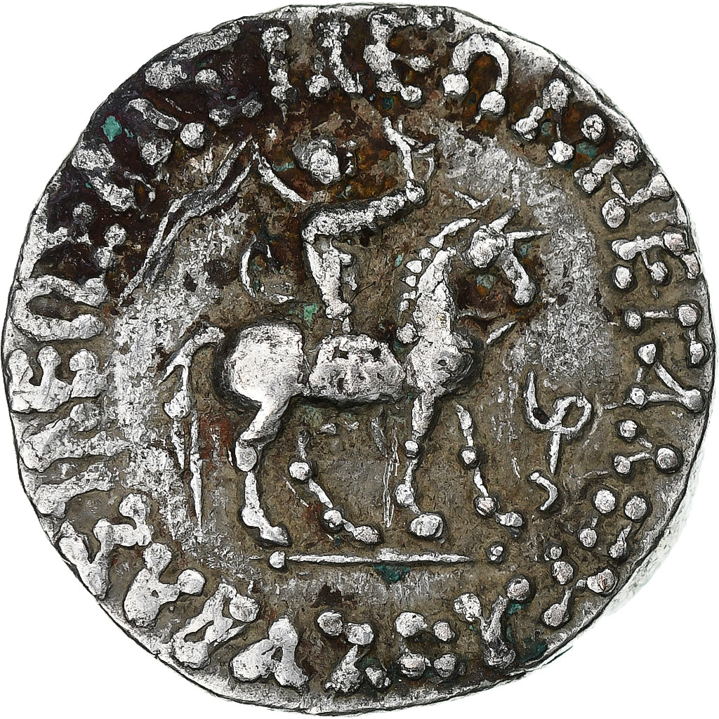 Indo-skýtske kráľovstvo,
 
 Ases II,
 
 Tetradrachm