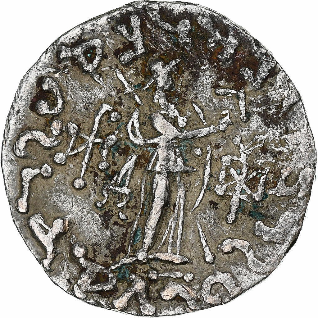 Indo-skýtske kráľovstvo,
 
 Ases II,
 
 Tetradrachm
