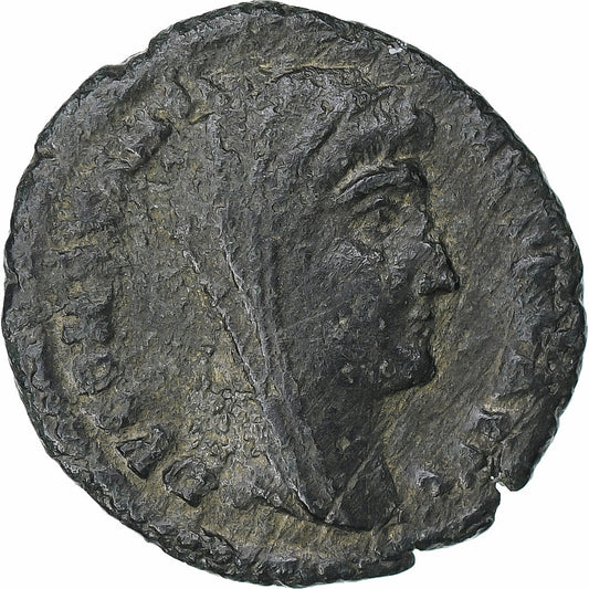 Divus Konštantín I. 
  
  Follis, 
  
  347-348