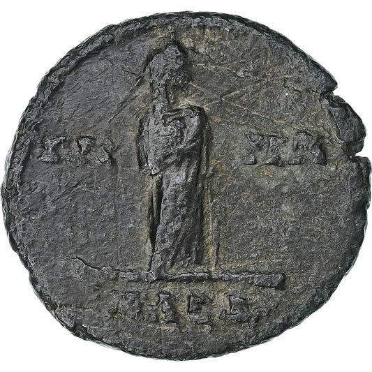Divus Konštantín I. 
  
  Follis, 
  
  347-348