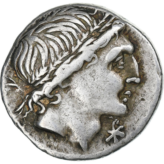 Memmia, 
  
  dinár, 
  
  109-108 pred Kristom