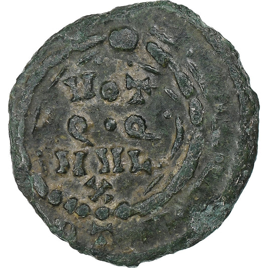 Maxentius, 
  
  1/4 Nummus, 
  
  310