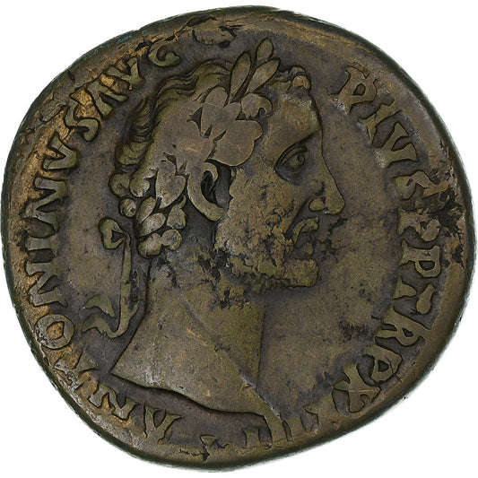 Antoninus Pius 
  
  sestertius, 
  
  159-160
