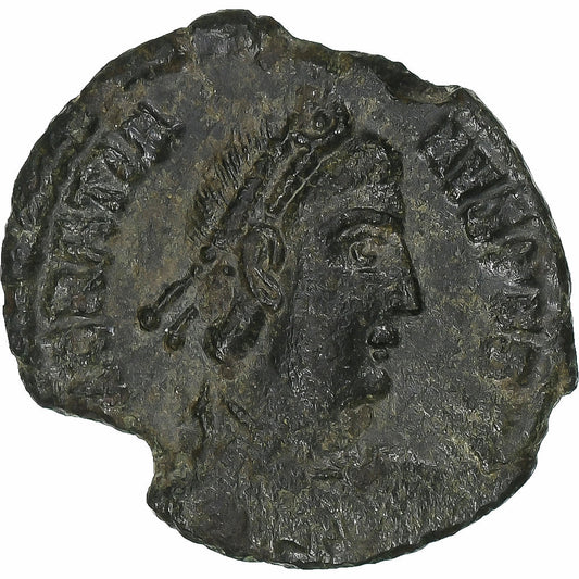 Gratian,
 
 Follis,
 
 367-383