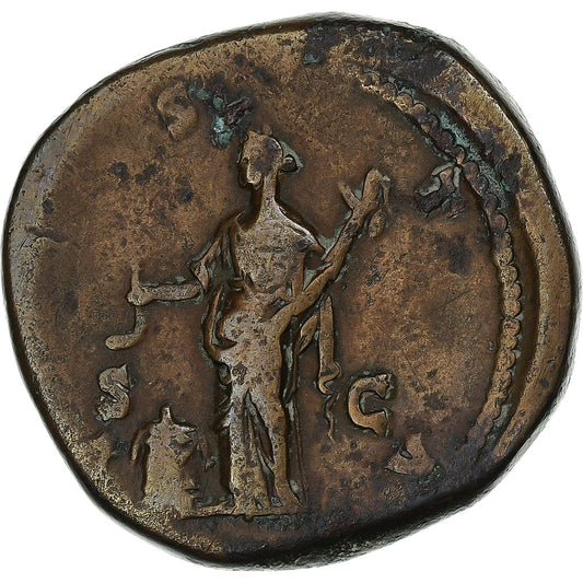 Lucilia, 
  
  sestertius, 
  
  164-169