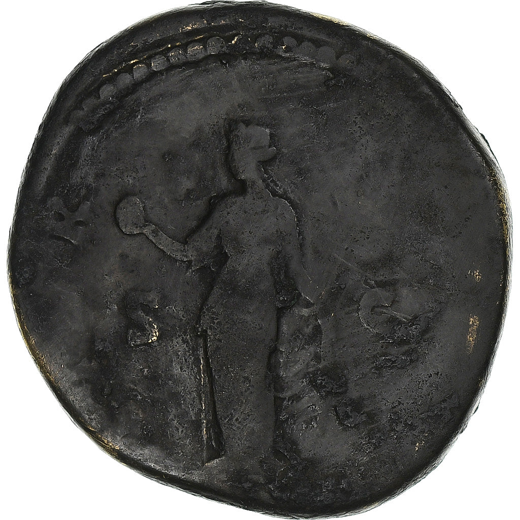 Diva Faustína I.
 
 sestertius,
 
 141