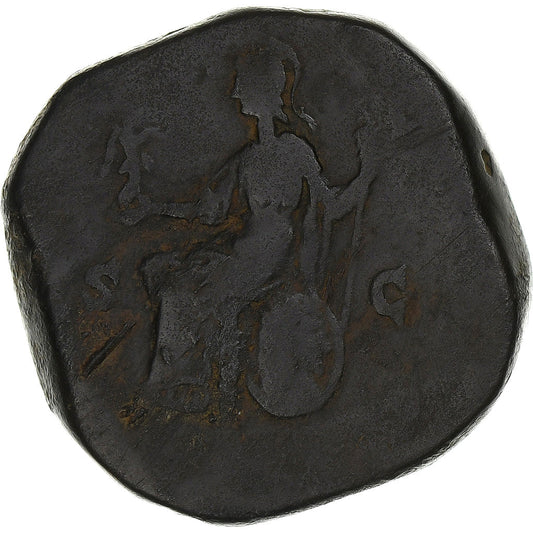Marcus Aurelius,
 
 sestertius,
 
 171-172